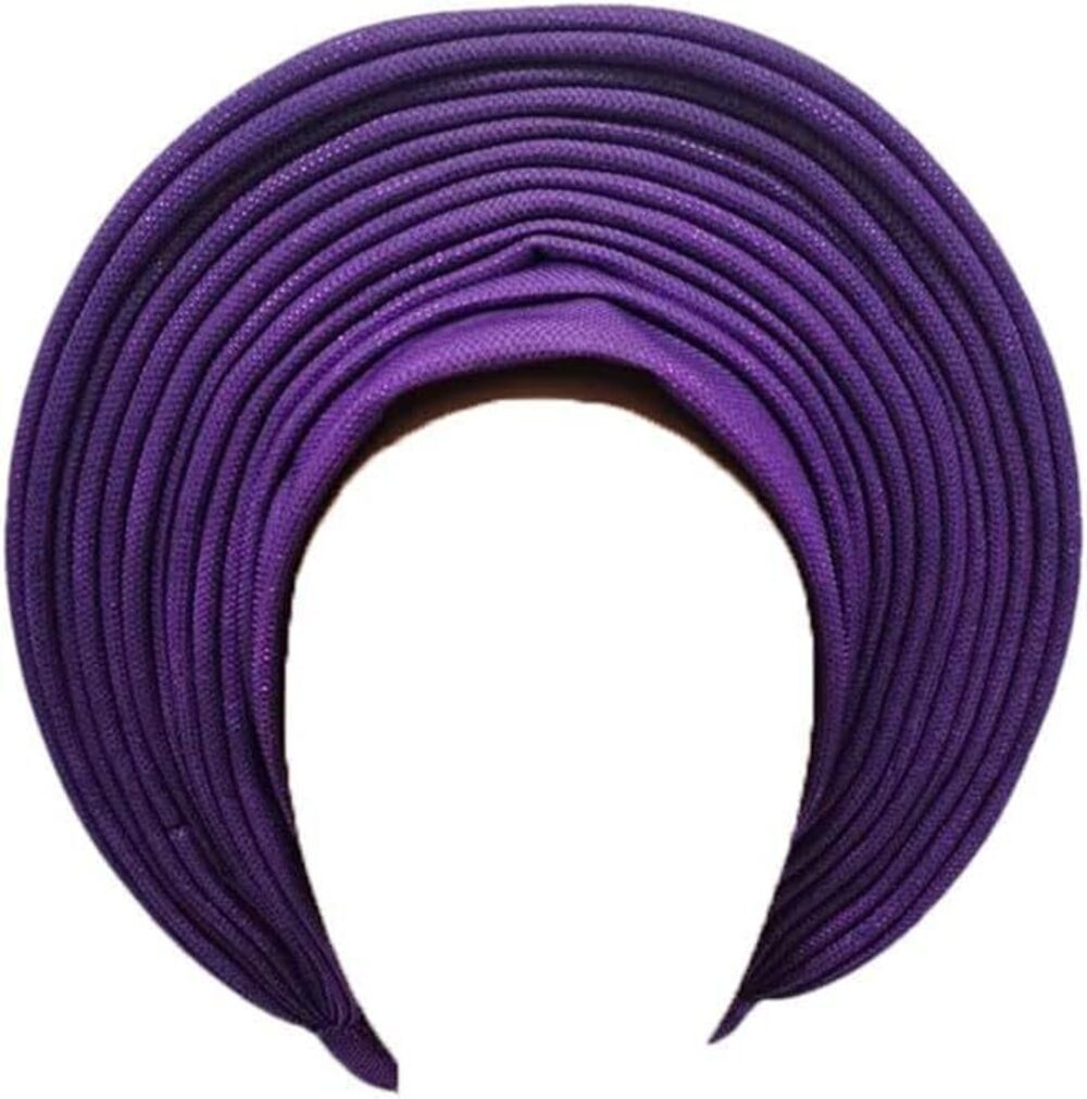 7068 Pre Tied African Headtie Hat Turban Cap Nigerian Auto Gele Head Wrap
